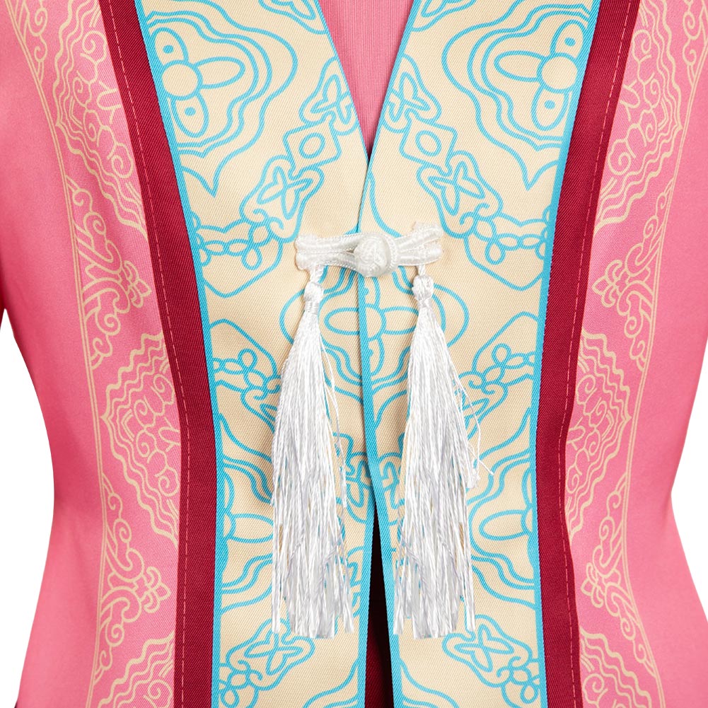 White Snake 3 Fangzhu Baoqing Embers rosa Hanfu Cosplay Outfits