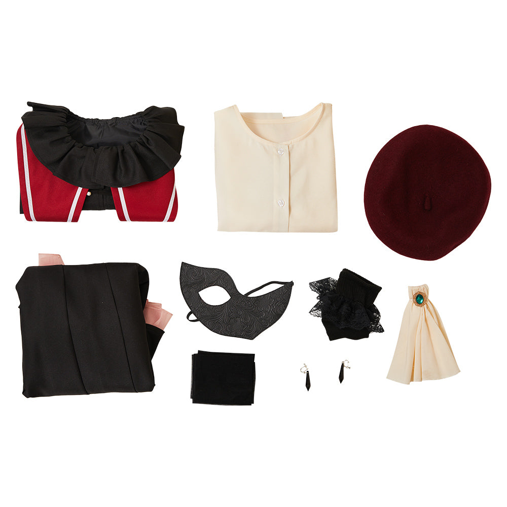 BanG Dream! Ave Mujica Wakaba Mutsumi Kostüm Cosplay Outfits