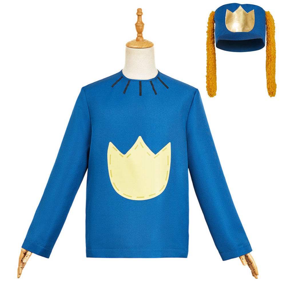 Dog Man unisex blau T-Shirt Cosplay Outfits