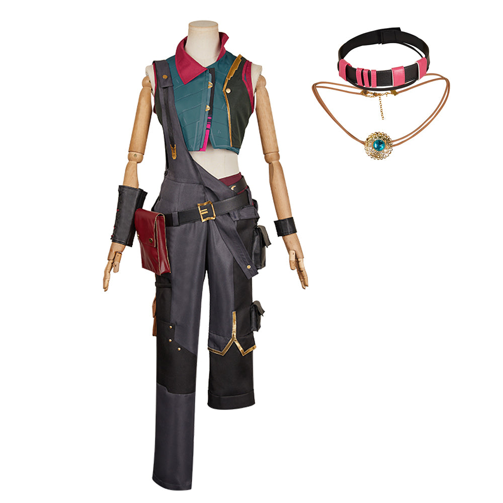 Arcane 2024 League Of Legends Jinx braun Cosplay Outfits