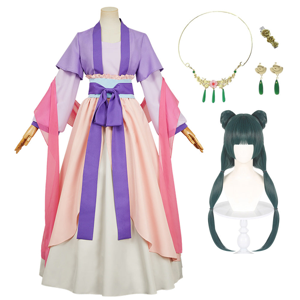 The Apothecary Diaries Maomao lila Hanfu Cosplay Outfits
