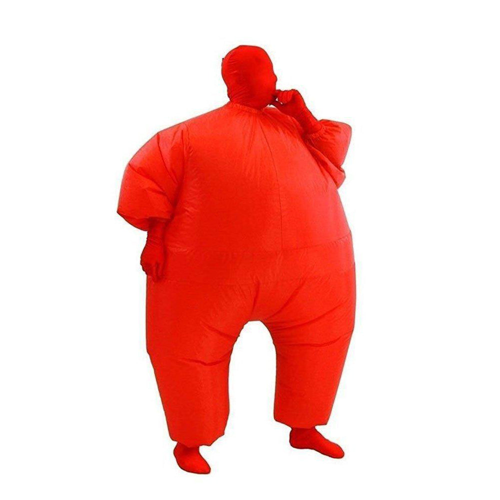 Erwachsene Fatsuit Inflatable Aufblasbares Kostüm Jumpsuit Rot