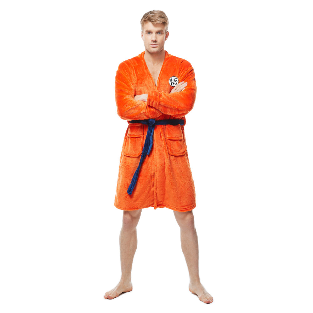 Erwachsene/Kinder Bademantel Dragon Ball Son Goku Bademantel Morgenmantel Robe Pajamas