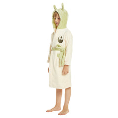 Kinder Yoda Jedi Öhre Fleece Badenmantel Jugendliche Kind Robe