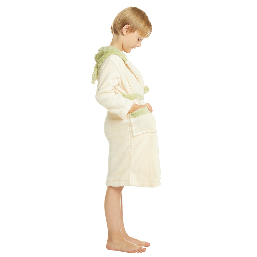 Kinder Yoda Jedi Öhre Fleece Badenmantel Jugendliche Kind Robe