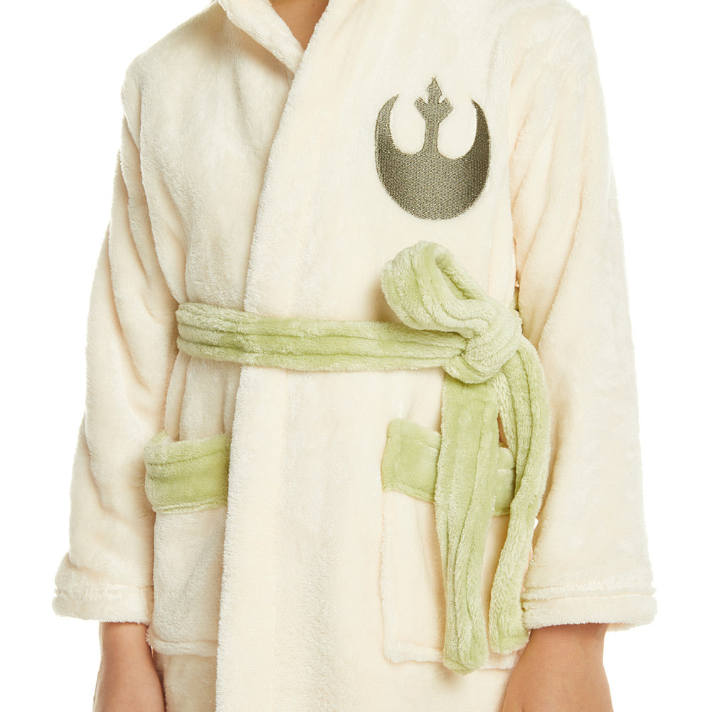 Kinder Yoda Jedi Öhre Fleece Badenmantel Jugendliche Kind Robe