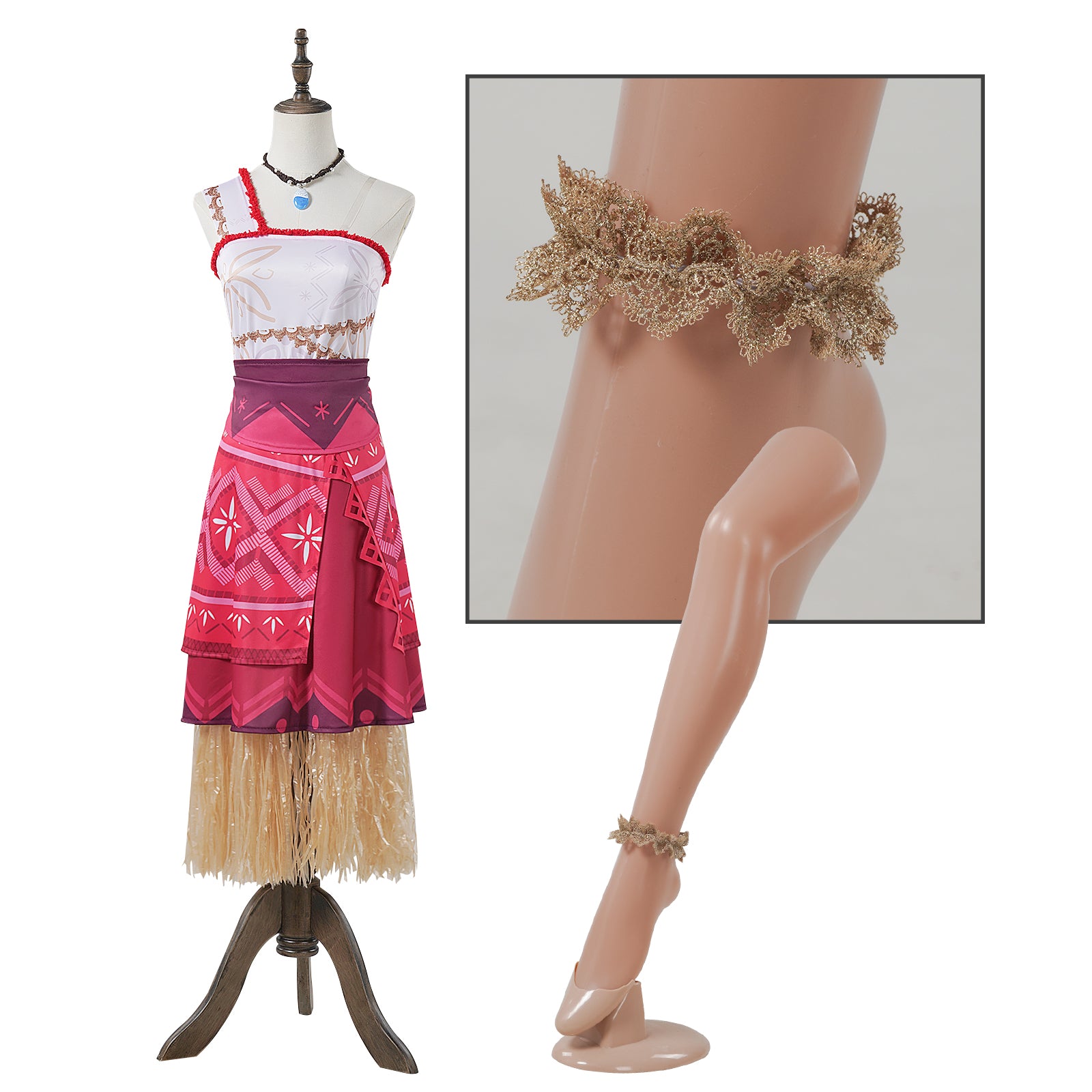 Moana Prinzessin Vaiana Kostüm Cosplay Outfits