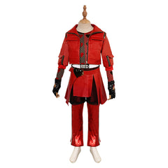 Mädchen Kinder Descendants 2024 The Rise of Red Cosplay Kostüm Version B