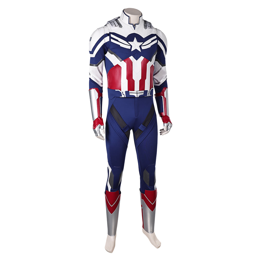 Captain America: Brave New World Sam Wilson Uniform Outfit Cosplay Kostüm