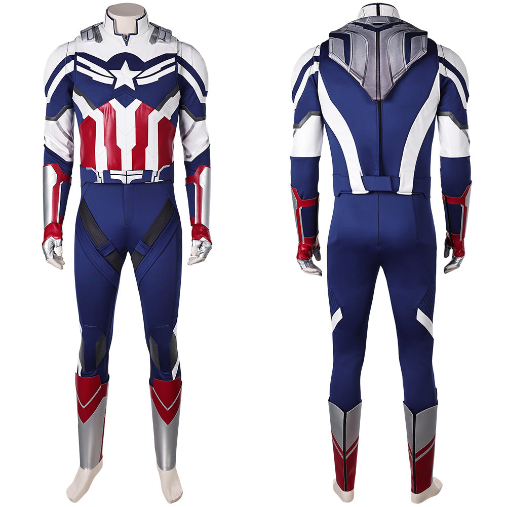 Captain America: Brave New World Sam Wilson Uniform Outfit Cosplay Kostüm