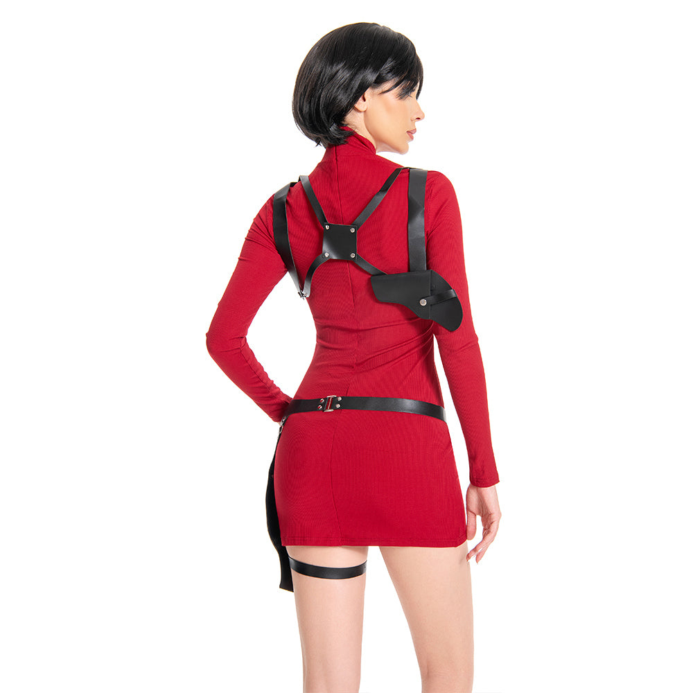 Biohazard RE:4 Ada Wong Resident Evil 4 Cosplay Kostüm Halloween Karneval Outfits