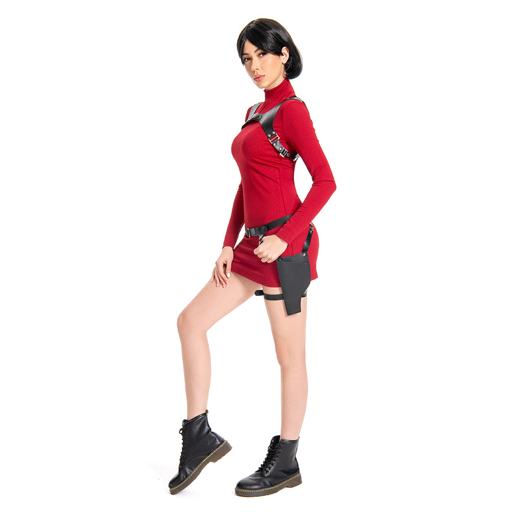 Biohazard RE:4 Ada Wong Resident Evil 4 Cosplay Kostüm Halloween Karneval Outfits