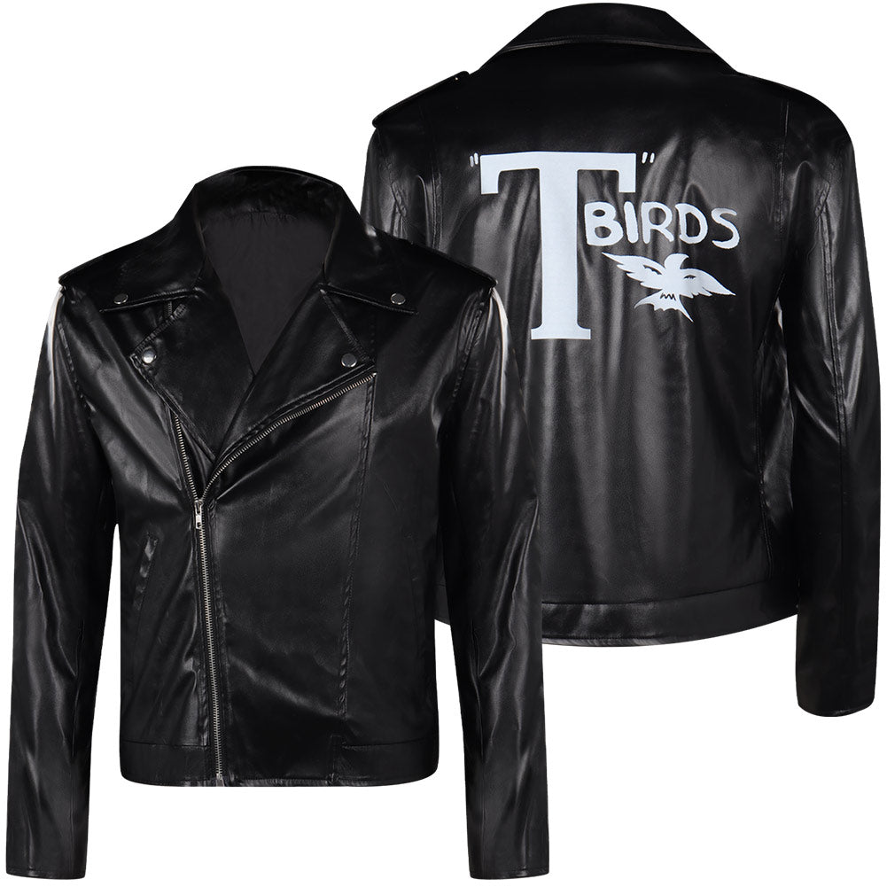 Grease Danny T-birds schwarz Jacke Cosplay Kostüm auch für Alltag