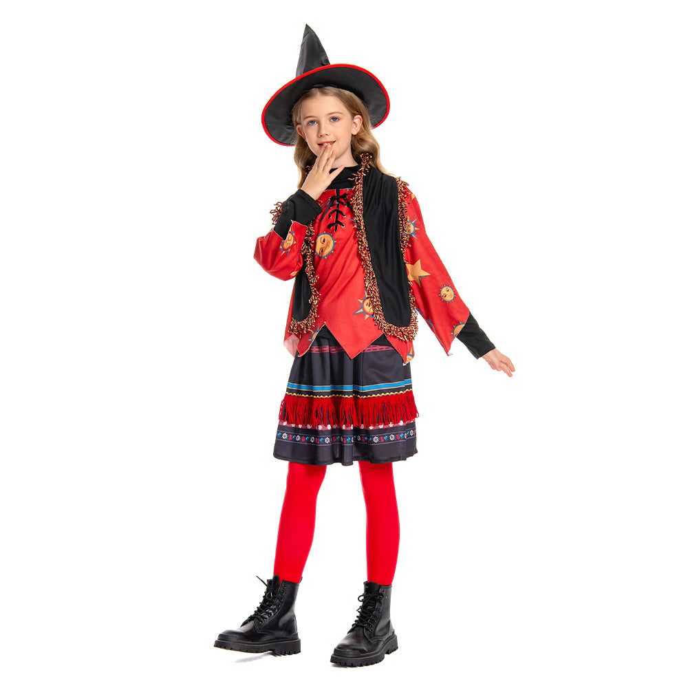 Hocus Pocus Dani Dennison Kinder Mädchen Kostüm Halloween Karneval Kostüm Set