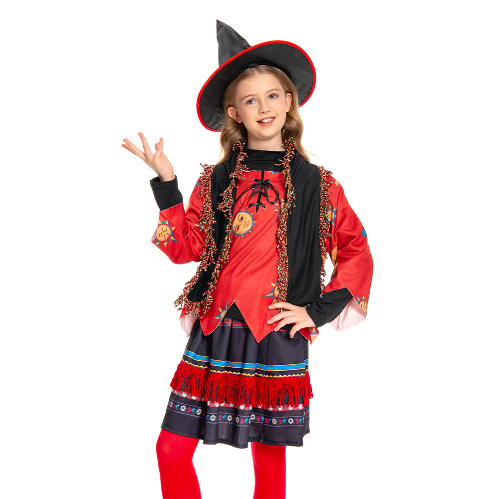 Hocus Pocus Dani Dennison Kinder Mädchen Kostüm Halloween Karneval Kostüm Set