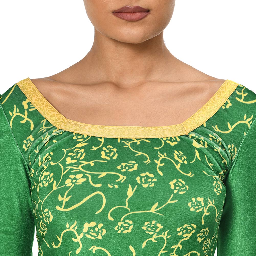 Shrek Fiona Kleid Prinzessin Fiona Cosplay Kostüm