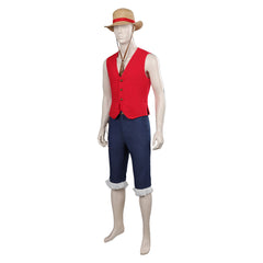 Kinder Serie One Piece Monkey D. Luffy Cosplay Kostüm