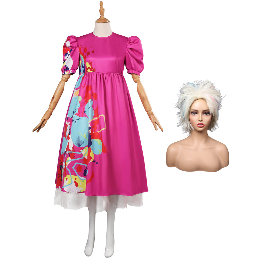 Barbie 2023 Weird Barbie Kate McKinnon Cosplay Kostüm Halloween Karneval Outfits