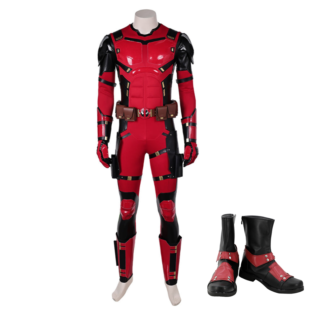 Wade Wilson Deadpool Cosplay Kostüm Halloween Karneval Outfits