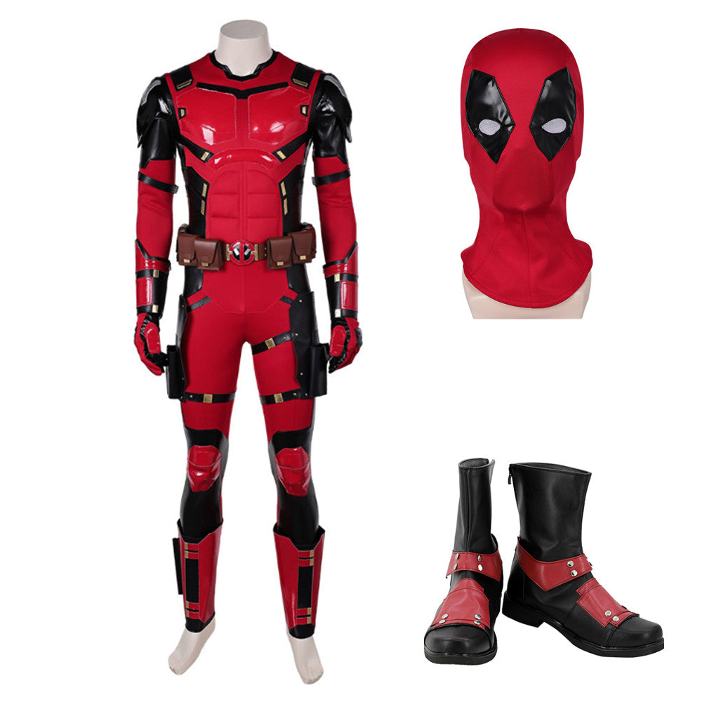 Wade Wilson Deadpool Cosplay Kostüm Halloween Karneval Outfits