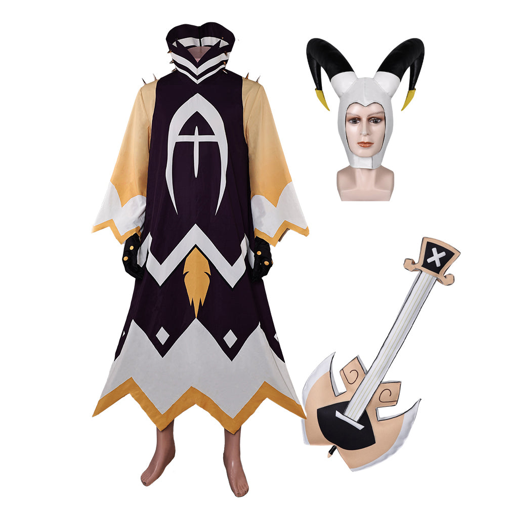 Hazbin Hotel Adam schwarz Cosplay Kostüm Set