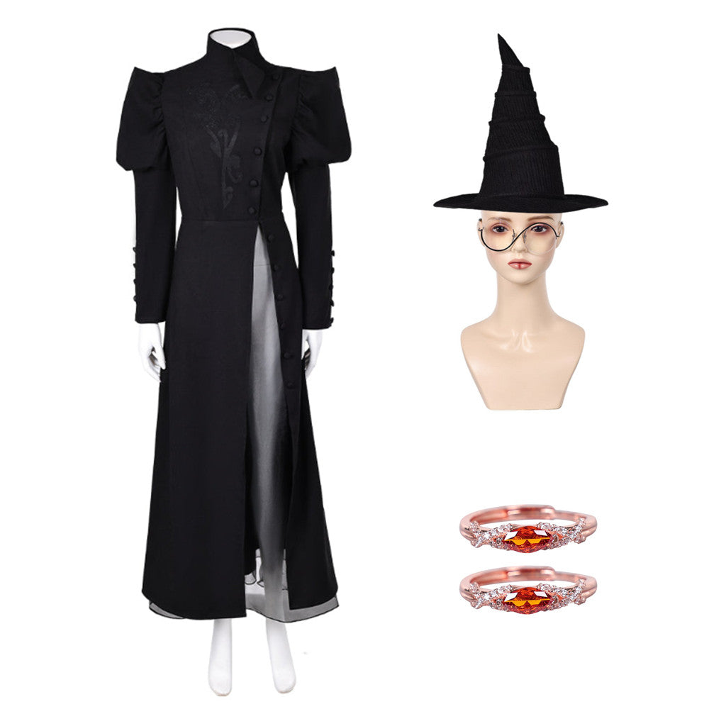 Wicked Hexe Elphaba schwarz Cosplay Kostüm Set