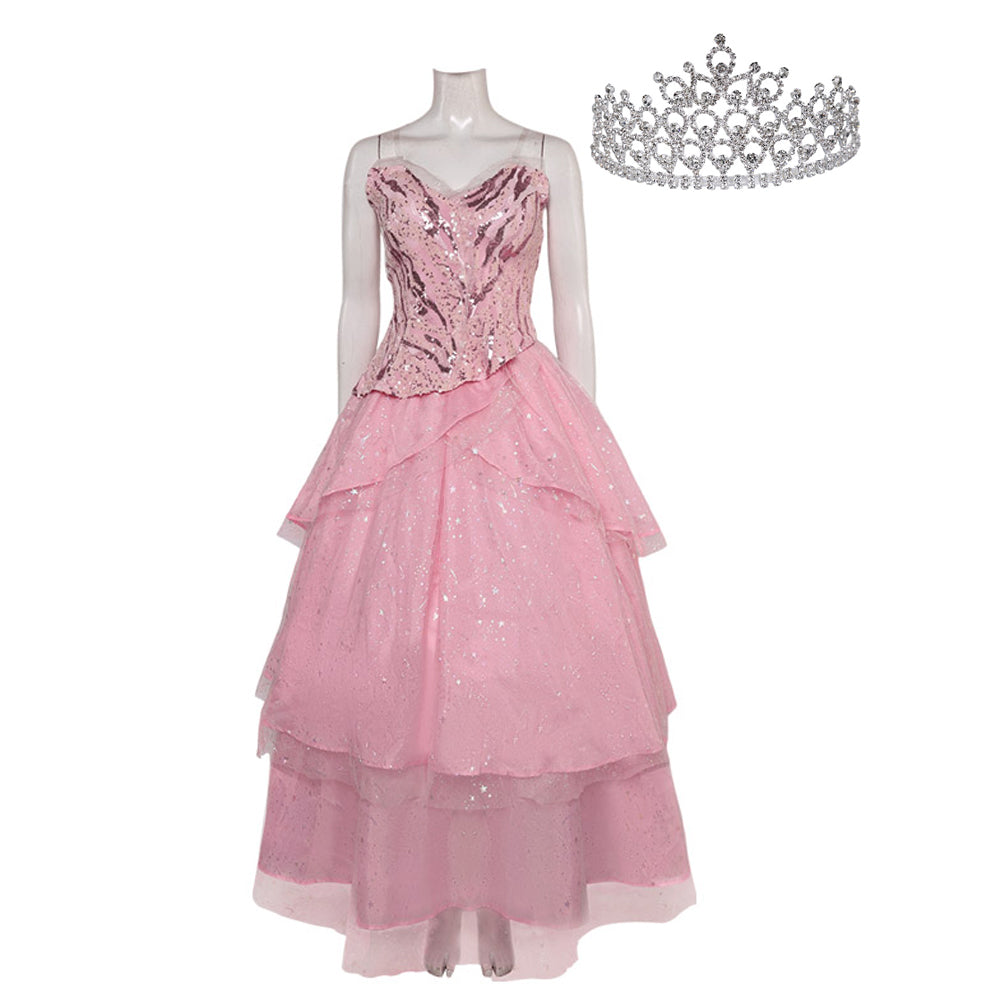 Glinda rosa Kleid Wicked Cosplay Outfits Mottoparty