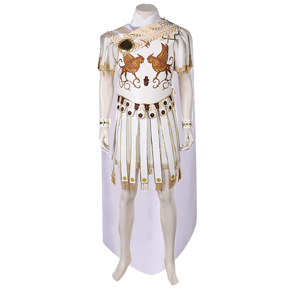 Marcus Acacius - Gladiator weiß Kostüm Set Cosplay Outfits