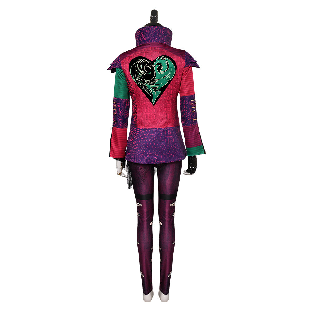 descendants mal handschuhe Descendants: The Rise of Red (2024) Queen Maleficent Mal Cosplay Kostü – SKYCOSPLAY.DE