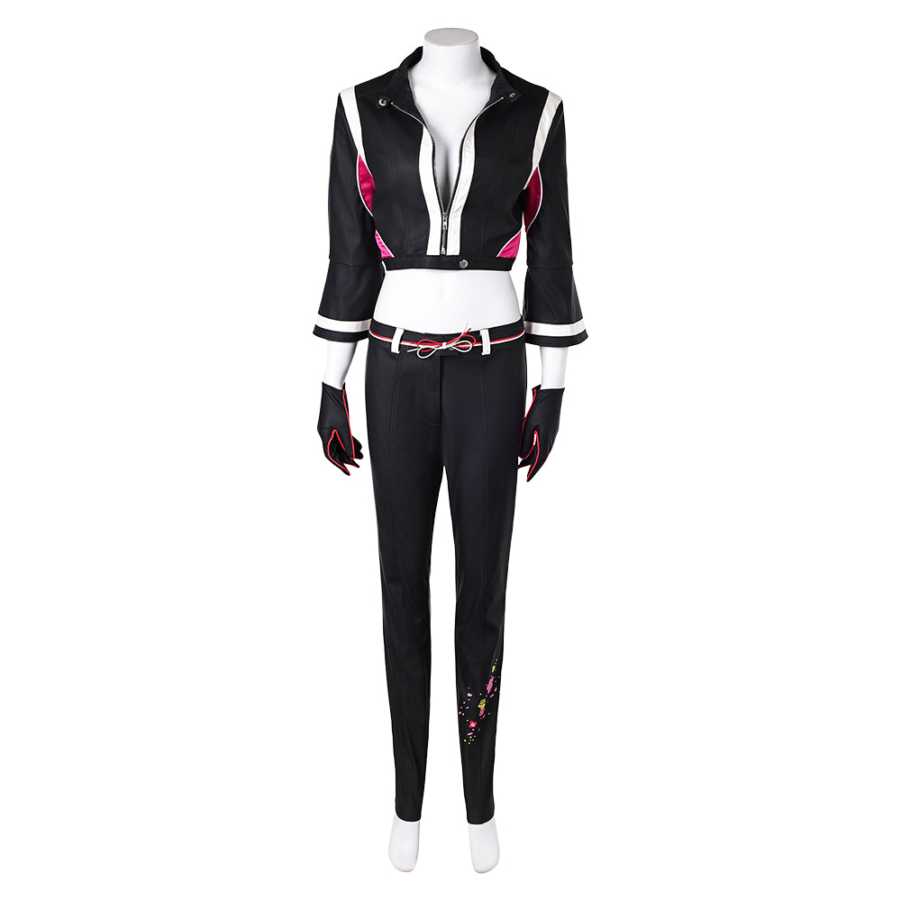 Fatal Fury: City of the Wolves Mai Shiranui schwarz Cosplay Kostüm Set