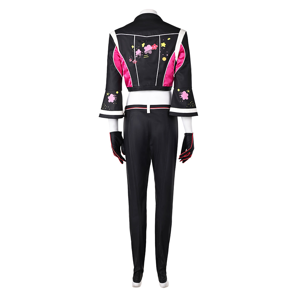 Fatal Fury: City of the Wolves Mai Shiranui schwarz Cosplay Kostüm Set