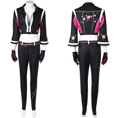 Fatal Fury: City of the Wolves Mai Shiranui schwarz Cosplay Kostüm Set