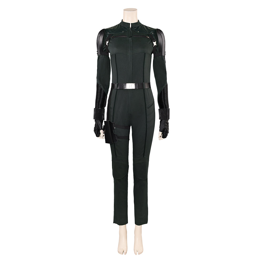Thunderbolts 2025 Yelena Belova schwarz Kostüm Cosplay Halloween Karneval Outfits