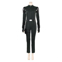 Thunderbolts 2025 Yelena Belova schwarz Kostüm Cosplay Halloween Karneval Outfits