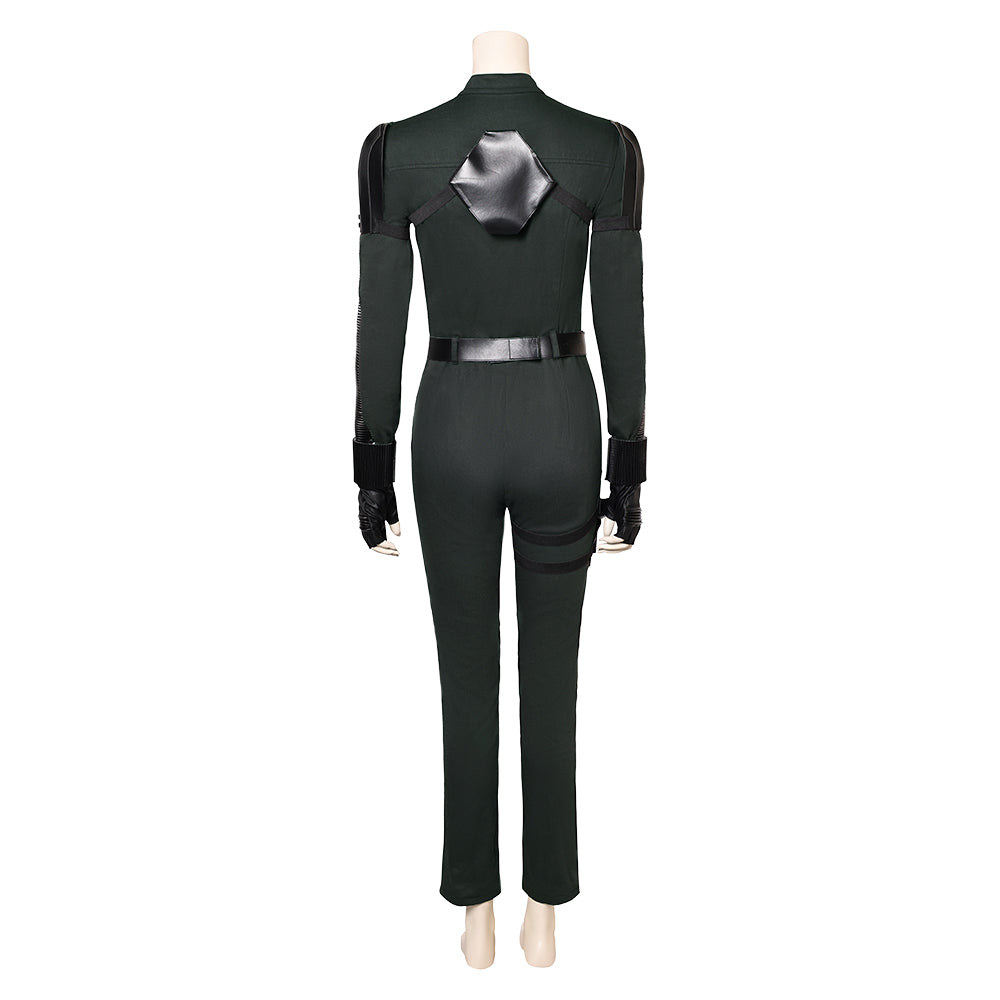 Thunderbolts 2025 Yelena Belova schwarz Kostüm Cosplay Halloween Karneval Outfits