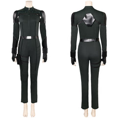 Thunderbolts 2025 Yelena Belova schwarz Kostüm Cosplay Halloween Karneval Outfits