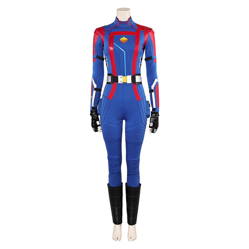 Mantis blau Jumpsuit Mantis Cosplay Kostüm