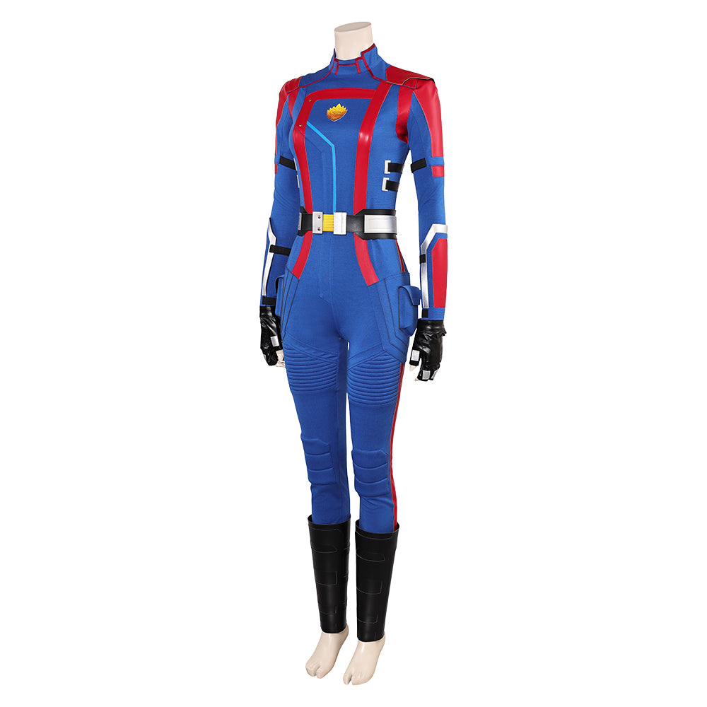 Mantis blau Jumpsuit Mantis Cosplay Kostüm