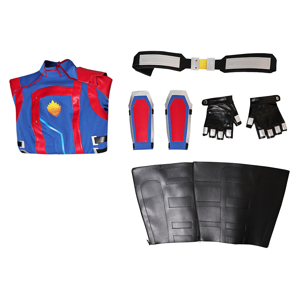 Mantis blau Jumpsuit Mantis Cosplay Kostüm