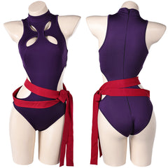 Psylocke Badeanzug lila Bademode Cosplay Outfits