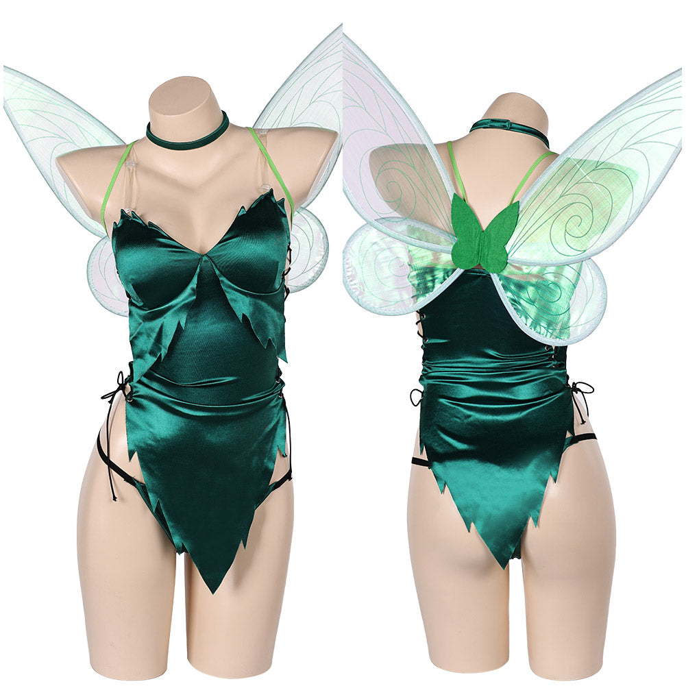 Peter Pan & Wendy Tinker Bell Kleid Weihnachtskleid Weihnachten Kostüm