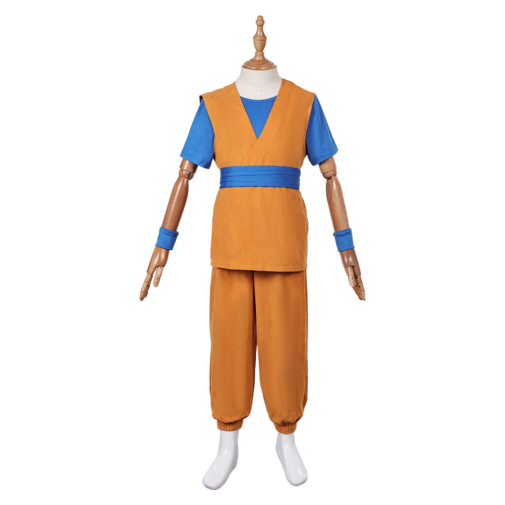 Kinder Dragon Ball Son Goku Kostüm Cosplay Halloween Karneval Kostüm