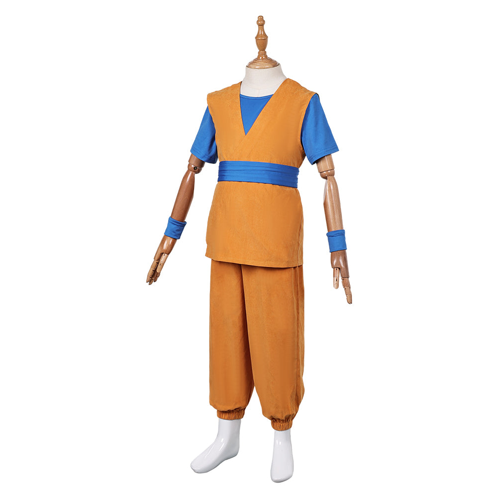 Kinder Dragon Ball Son Goku Kostüm Cosplay Halloween Karneval Kostüm