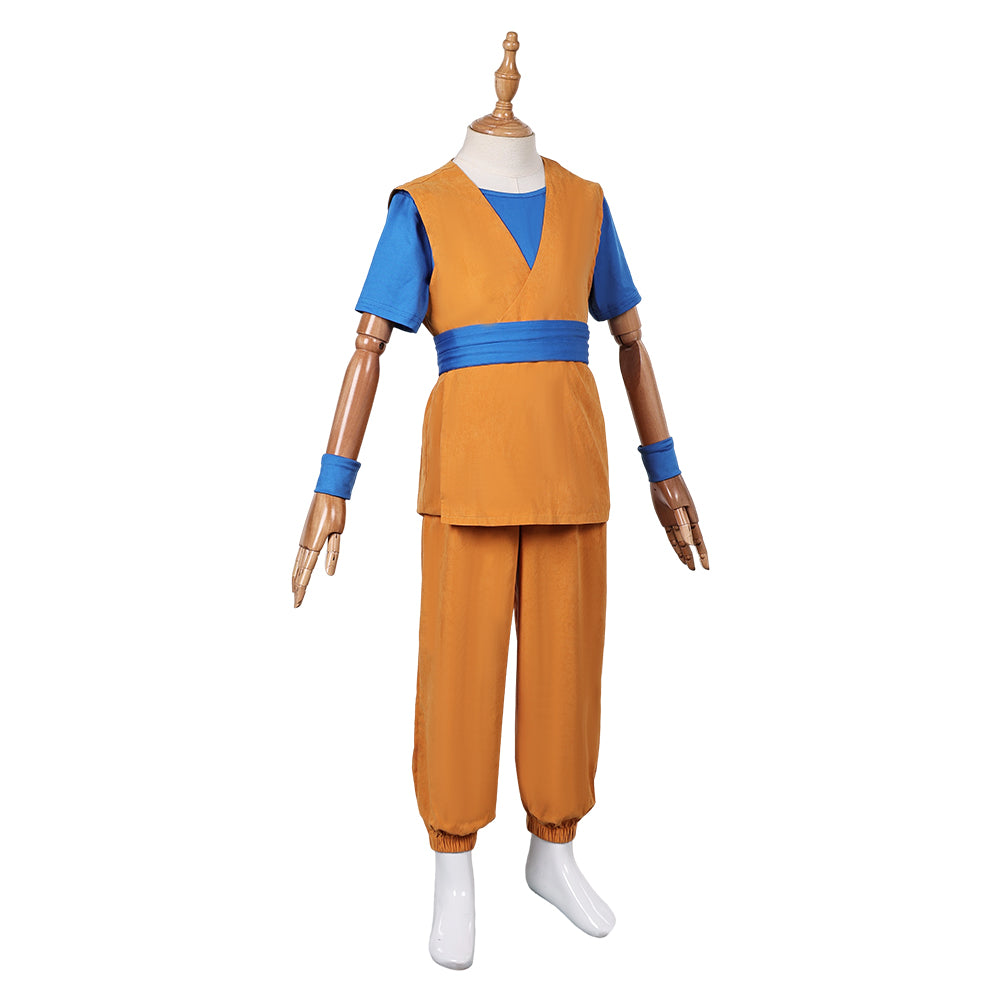 Kinder Dragon Ball Son Goku Kostüm Cosplay Halloween Karneval Kostüm