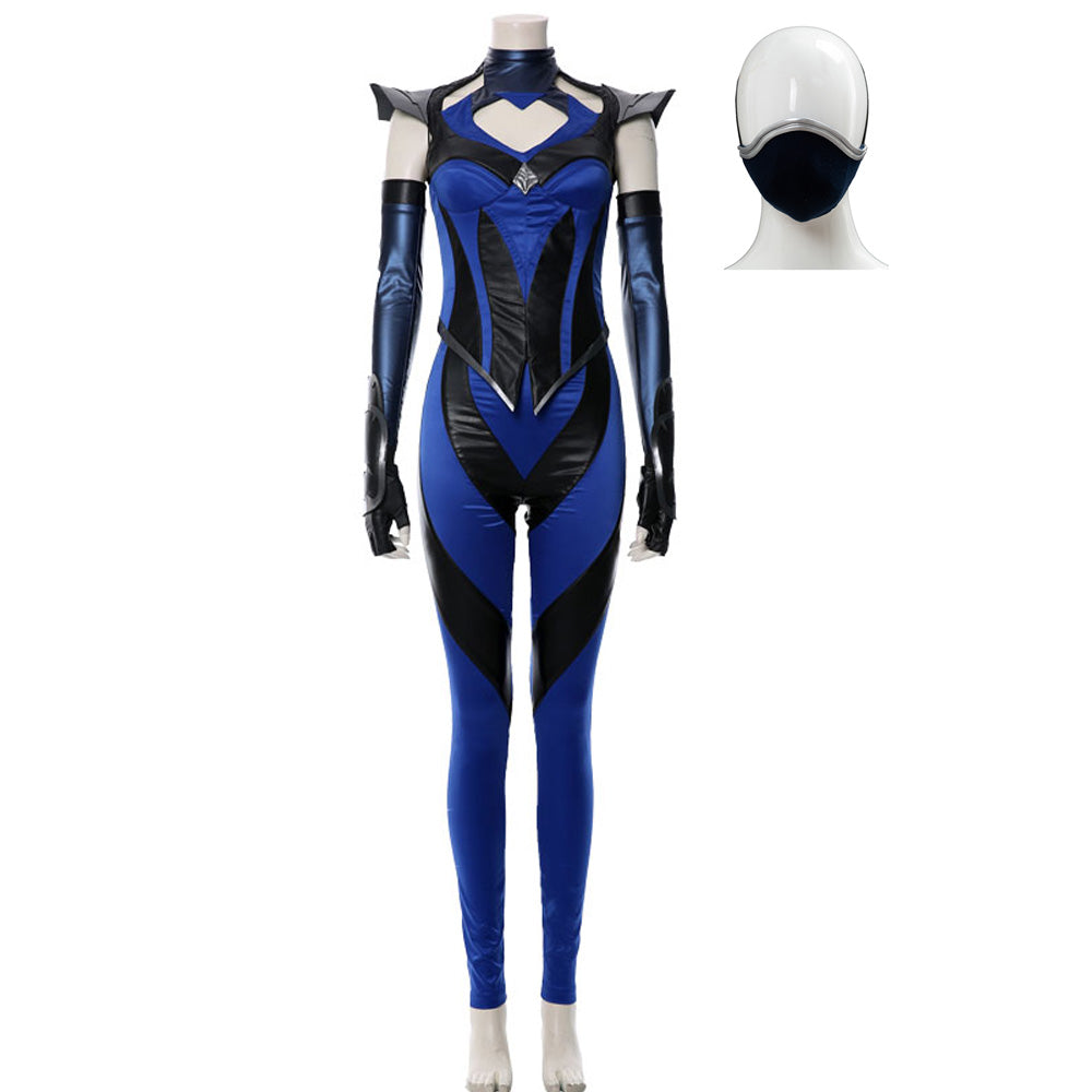 Kitana Mortal Kombat 11 Kitana Jumpsuit Halloween Karneval Kostüm