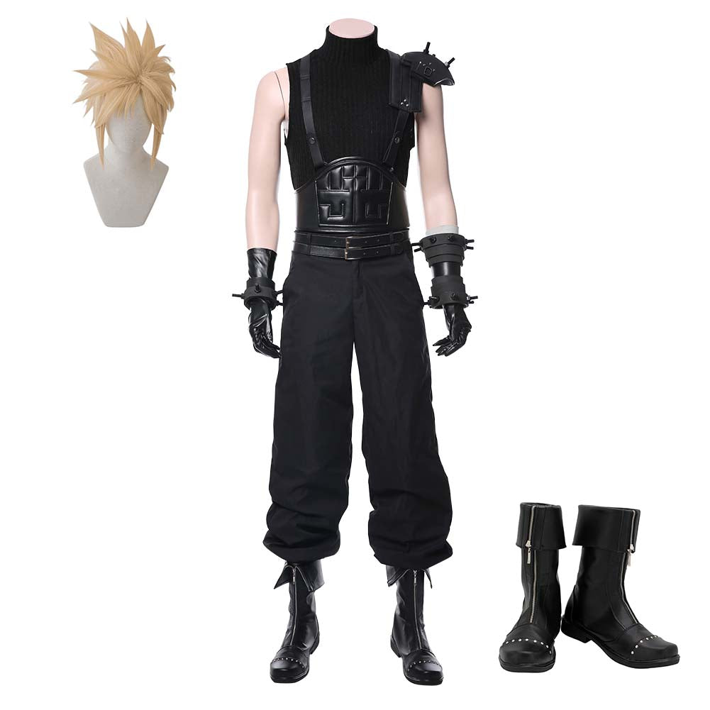 FF7 Final Fantasy VII: Cloud Strife Cosplay Kostüm NEU Version
