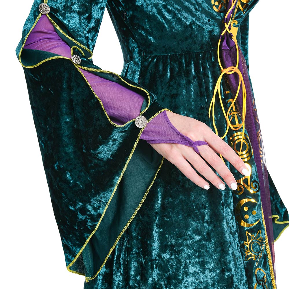 Hocus Pocus Winifred Sanderson Horror Film Damenkleid Cosplay Kostüm