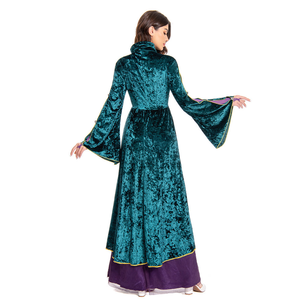 Hocus Pocus Winifred Sanderson Horror Film Damenkleid Cosplay Kostüm