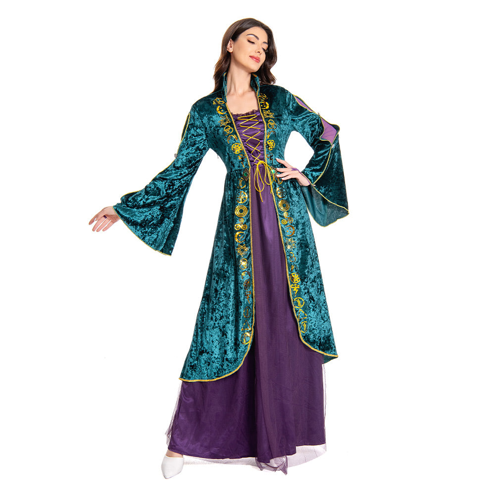 Hocus Pocus Winifred Sanderson Horror Film Damenkleid Cosplay Kostüm