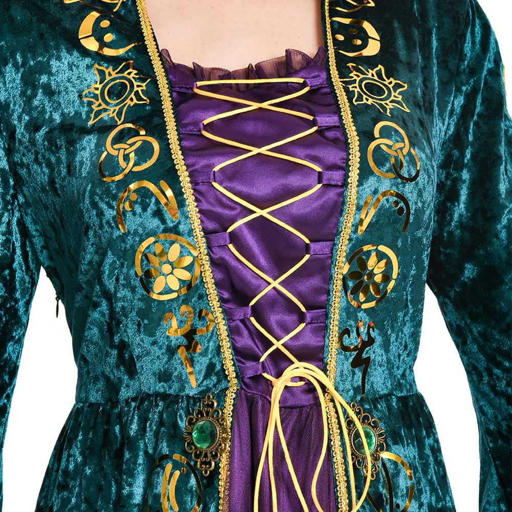 Hocus Pocus Winifred Sanderson Horror Film Damenkleid Cosplay Kostüm